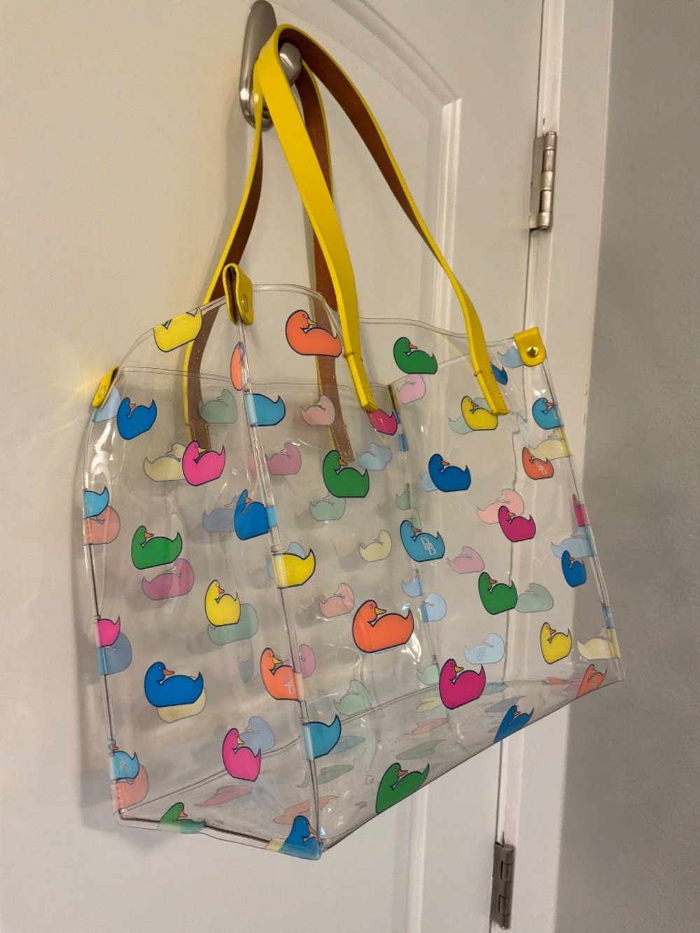 Dooney and Bourke Clear Tote Bag EUC - Picture 2 of 2